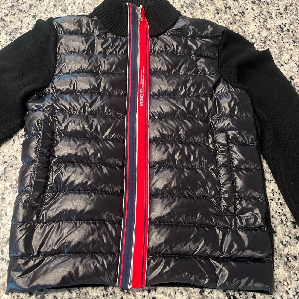MONCLER ENFANT

Boys Down Padded Knitted Cardigan